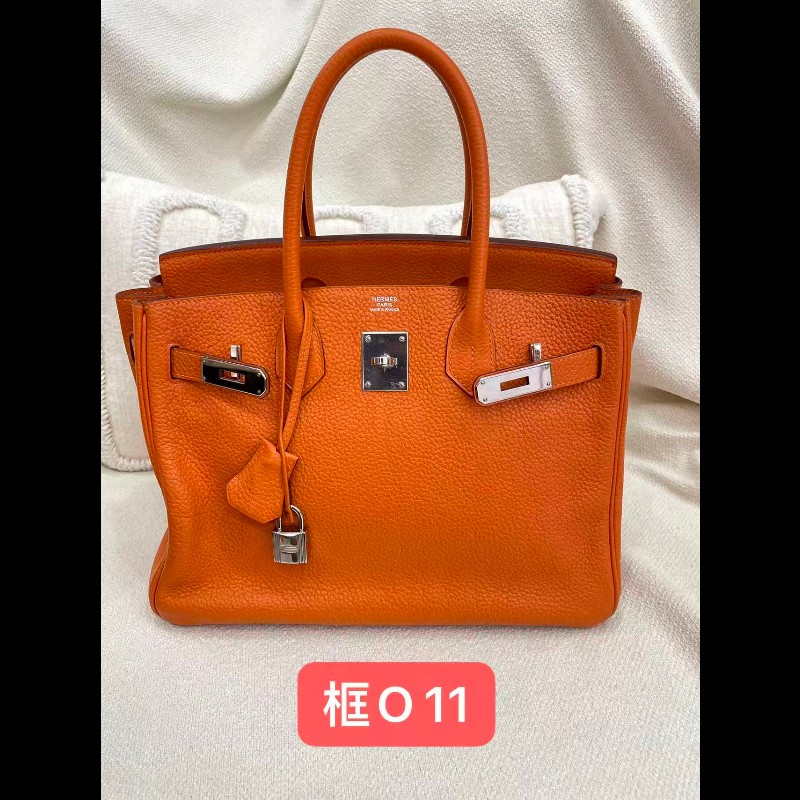 Hermes Birkin30 橙色-4