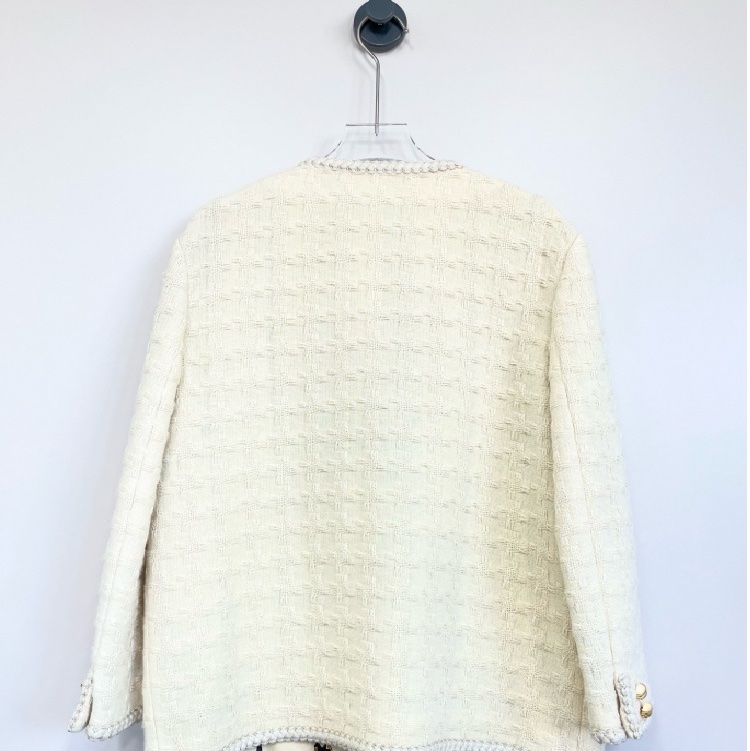 Gucci off-white woven jacket #40-1