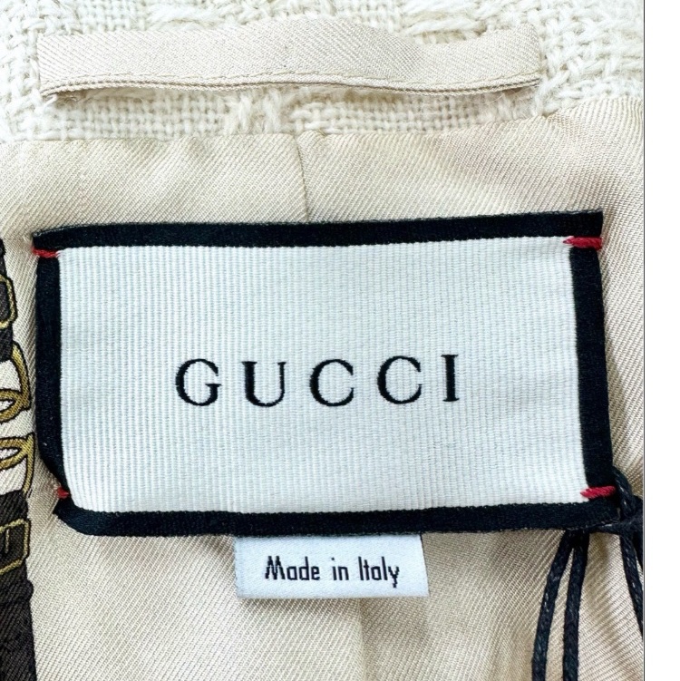 Gucci off-white woven jacket #40-8
