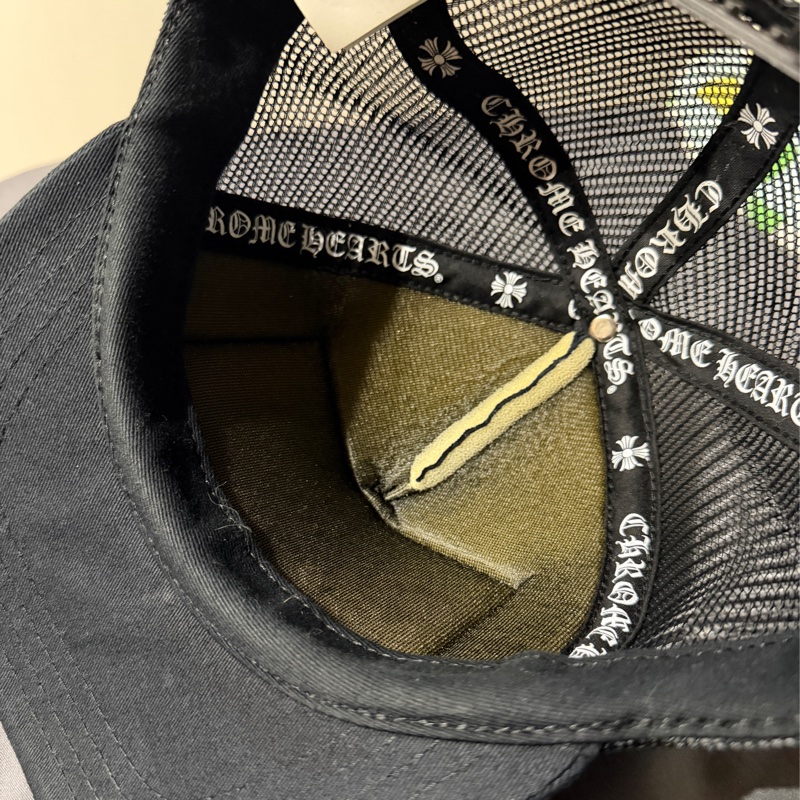 Chrome Hearts 克羅心 CH Hollywood Trucker Cap 黑白經典網帽 正品 近全新-9