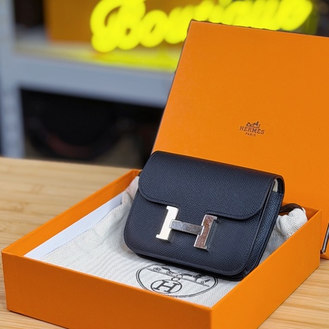 上架中🔑Hermès 黑銀Constance迷你肩背