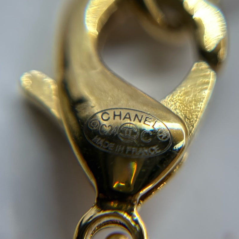 CHANEL 香奈兒 星星造型珍珠項鍊 C24C PEARL COCO-6