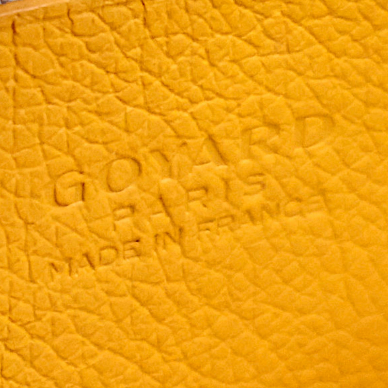黃色 Goyardine帆布 Plumet Pocket Wallet 肩背包【GOYARD 高雅德】-6