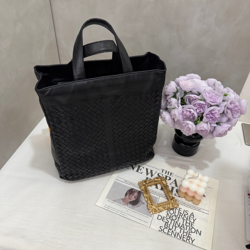 【赫蒂國際精品】Bottega Veneta 經典手工編織直立式托特包 vintage 二手 中古-1