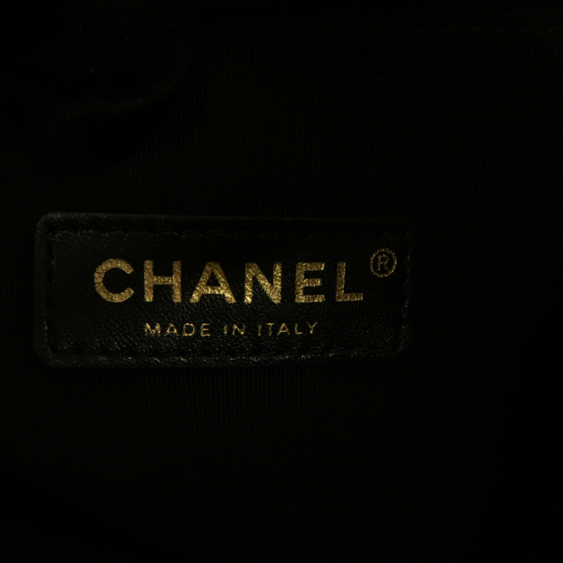 CHANEL 牛皮皮革Chain Shoulder鏈帶手挽肩背兩用袋-5