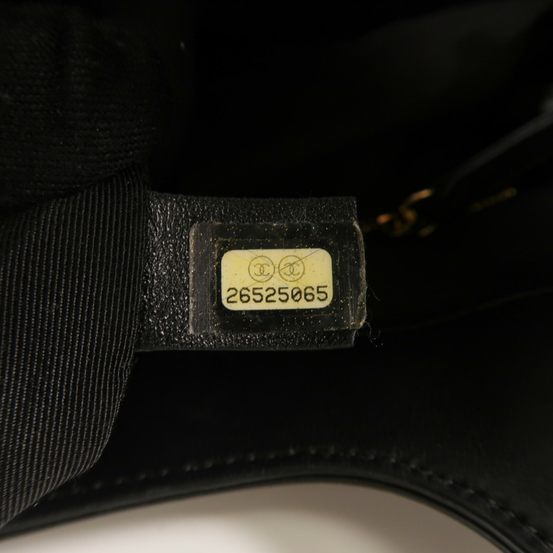 CHANEL 牛皮皮革Chain Shoulder鏈帶手挽肩背兩用袋-6