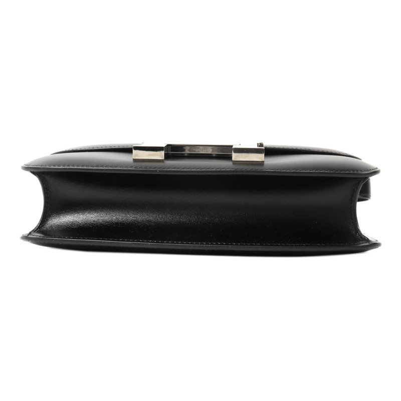 HERMES Box Calf皮革Constance 24肩背袋Noir-3