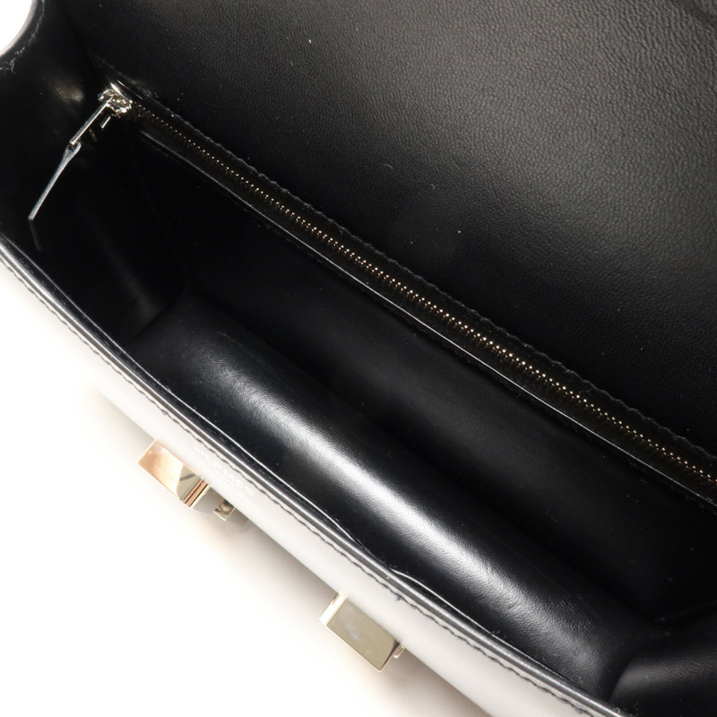 HERMES Box Calf皮革Constance 24肩背袋Noir-4