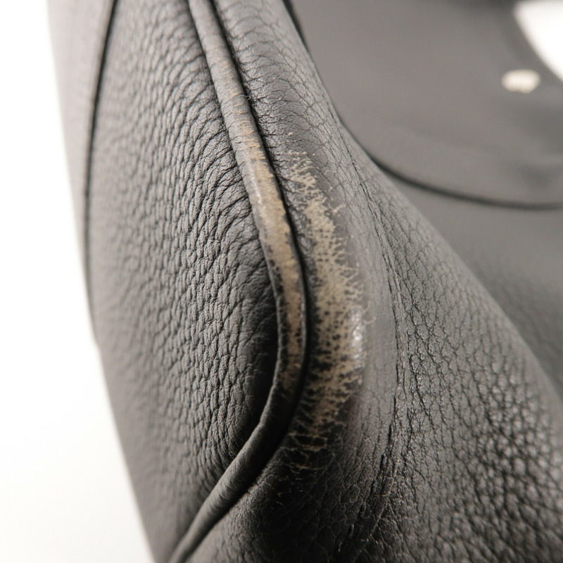 HERMES Negonda皮革GardenParty PM手挽袋Noir-16