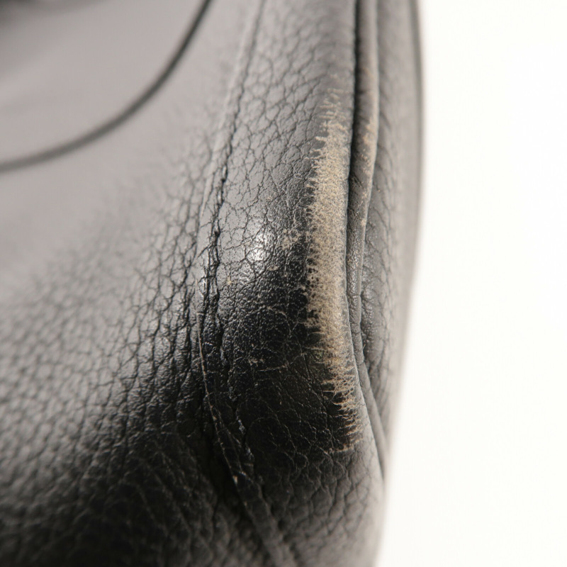 HERMES Negonda皮革GardenParty PM手挽袋Noir-17
