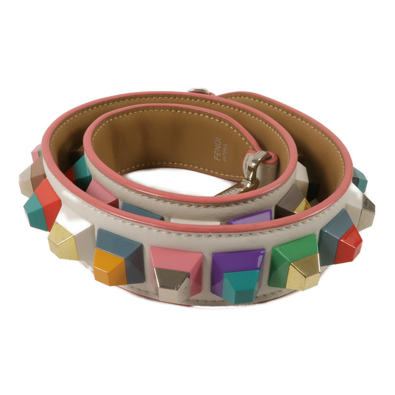 FENDI 牛皮皮革Strap You Shoulder Strap肩帶-3