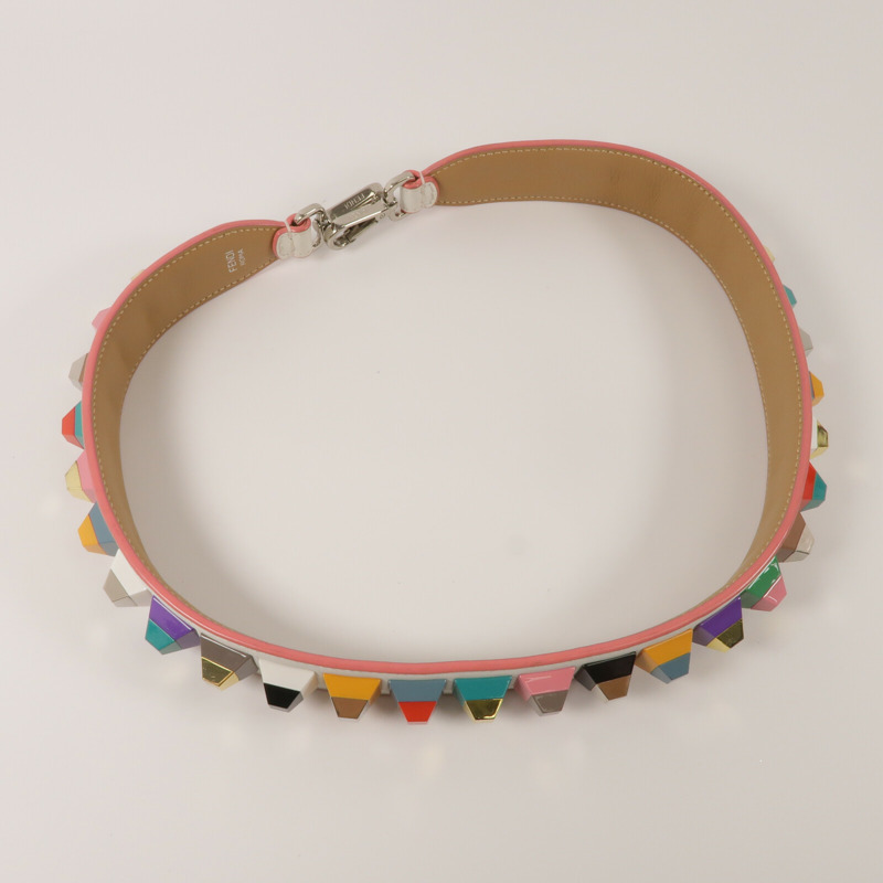 FENDI 牛皮皮革Strap You Shoulder Strap肩帶-4