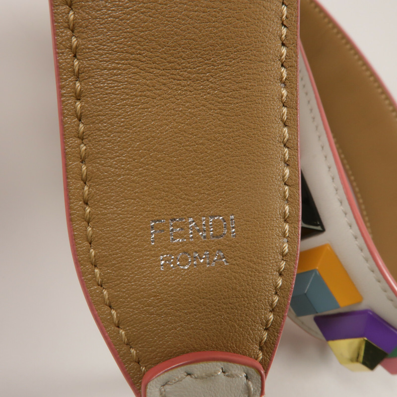 FENDI 牛皮皮革Strap You Shoulder Strap肩帶-6