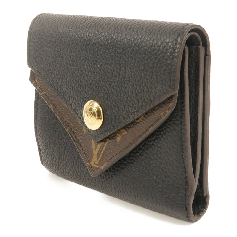 LOUIS VUITTON Monogram/牛皮皮革Double V Wallet錢包-2