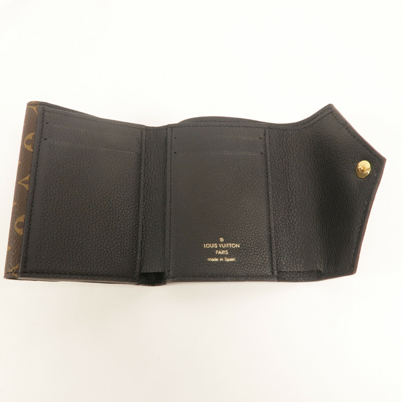 LOUIS VUITTON Monogram/牛皮皮革Double V Wallet錢包-6