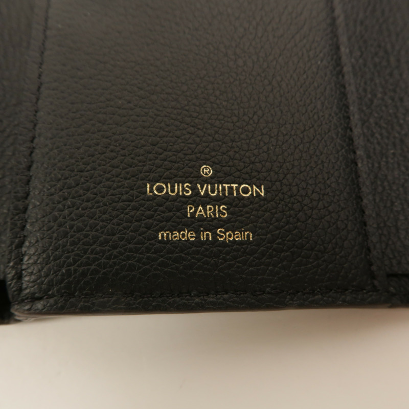 LOUIS VUITTON Monogram/牛皮皮革Double V Wallet錢包-8