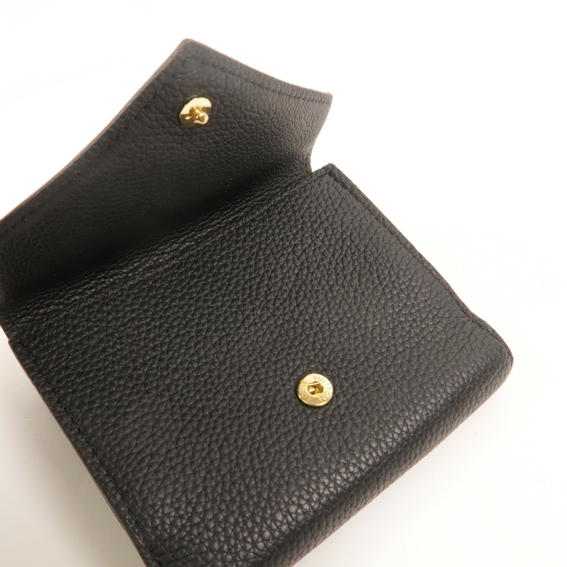 LOUIS VUITTON Monogram/牛皮皮革Double V Wallet錢包-10