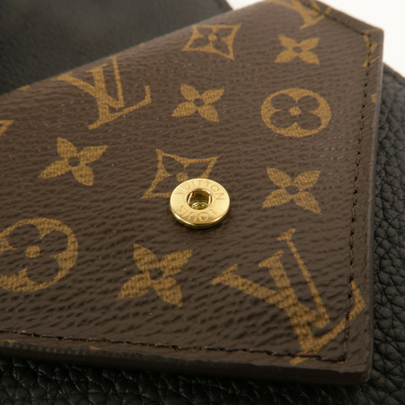 LOUIS VUITTON Monogram/牛皮皮革Double V Wallet錢包-11