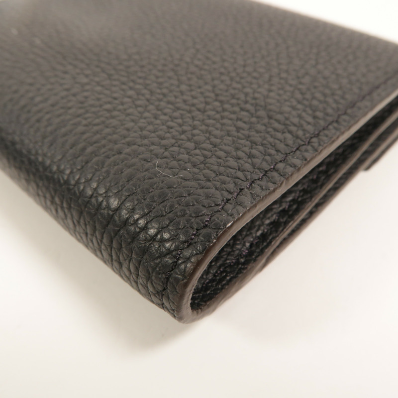 LOUIS VUITTON Monogram/牛皮皮革Double V Wallet錢包-15