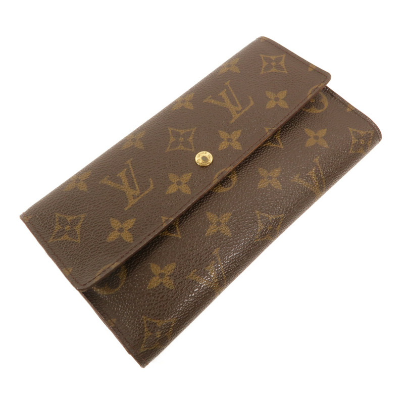 LOUIS VUITTON Monogram Portefeuille International錢包-4