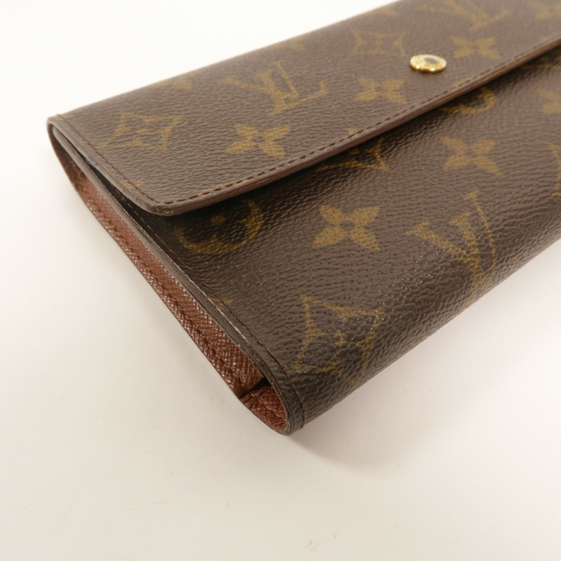 LOUIS VUITTON Monogram Portefeuille International錢包-11