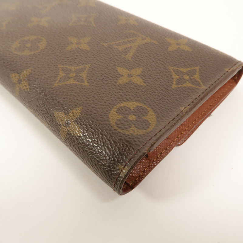 LOUIS VUITTON Monogram Portefeuille International錢包-12