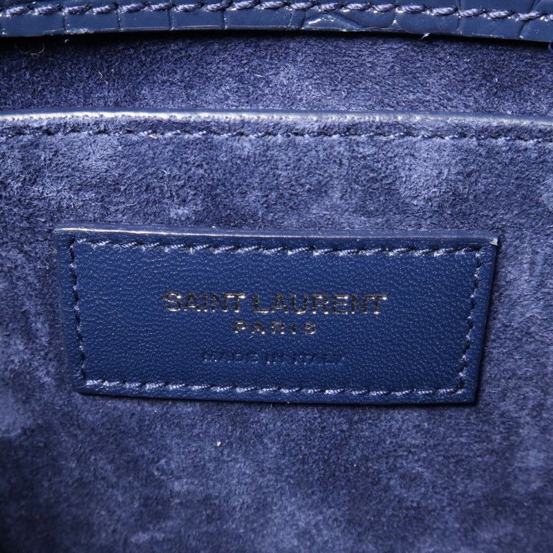SAINT LAURENT 牛皮皮革Sunset Medium鏈帶肩背袋-6