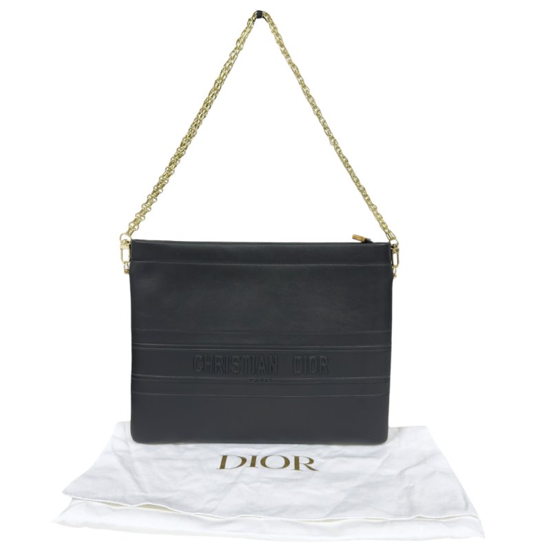 DIOR *自加鏈>送無品牌扣+無品牌鏈帶* 肩背包-0
