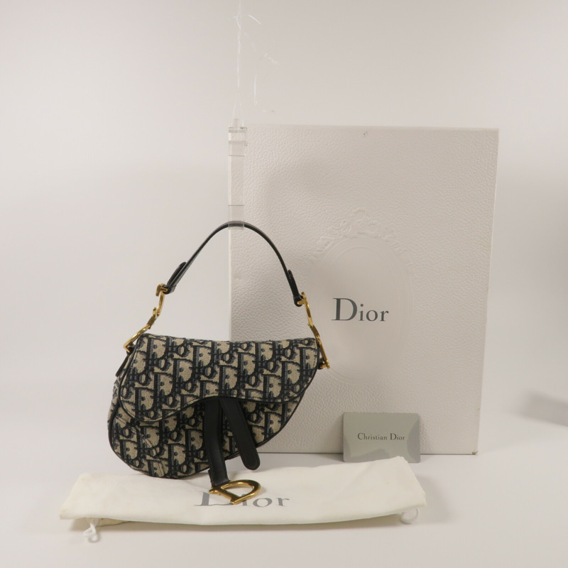 Dior 帆布Saddle Mini肩背袋-12
