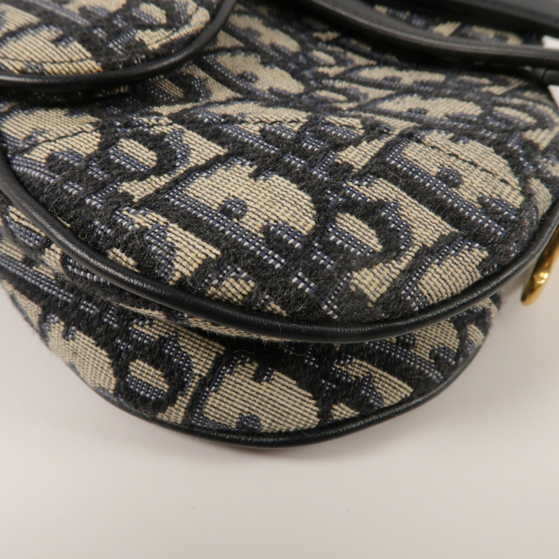 Dior 帆布Saddle Mini肩背袋-13
