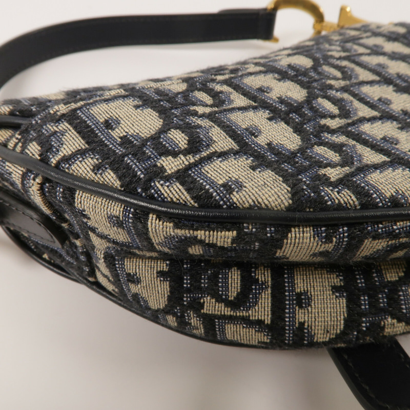 Dior 帆布Saddle Mini肩背袋-15