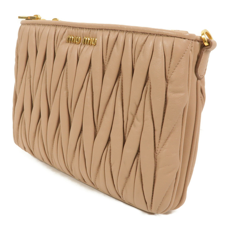 Miu Miu 羊皮皮革Shoulder Bag肩背袋-2