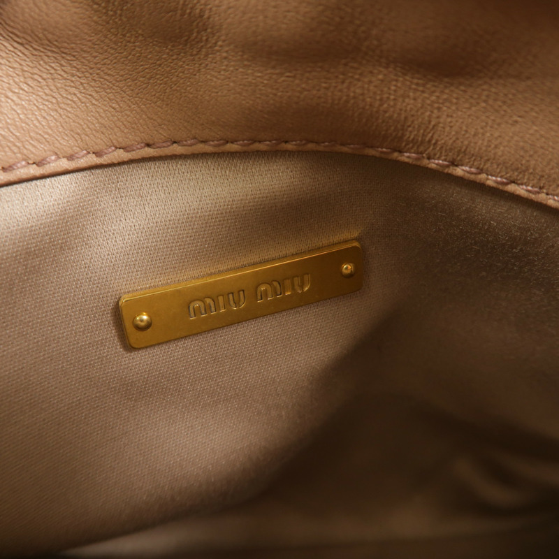 Miu Miu 羊皮皮革Shoulder Bag肩背袋-5