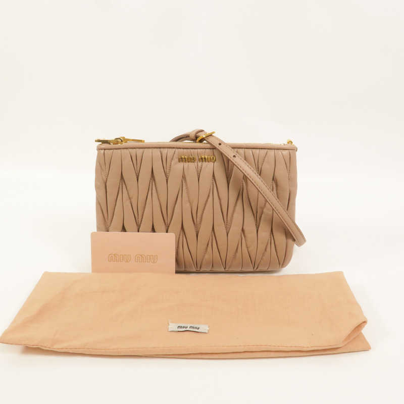 Miu Miu 羊皮皮革Shoulder Bag肩背袋-11