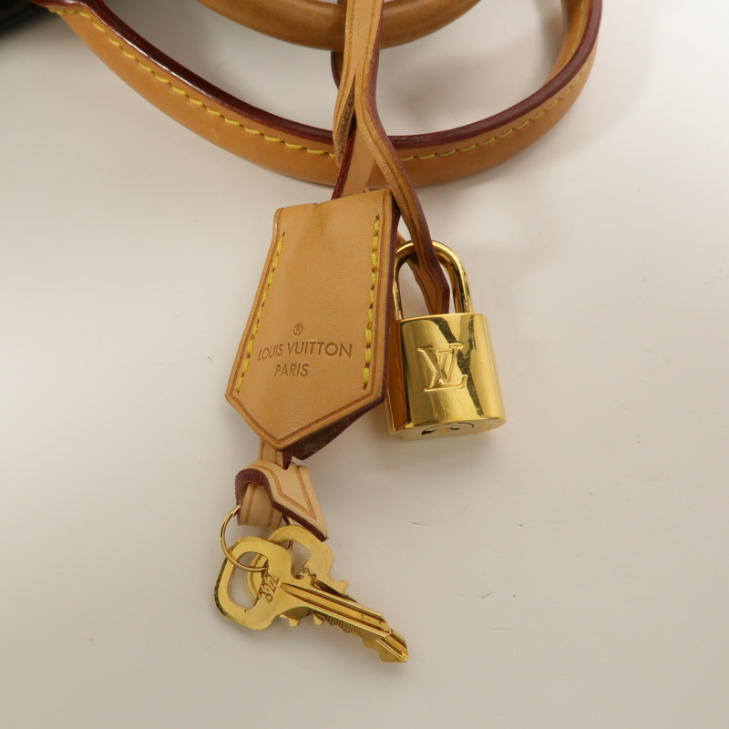 LOUIS VUITTON Monogram Montaigne BB手挽肩背兩用袋棕色-8