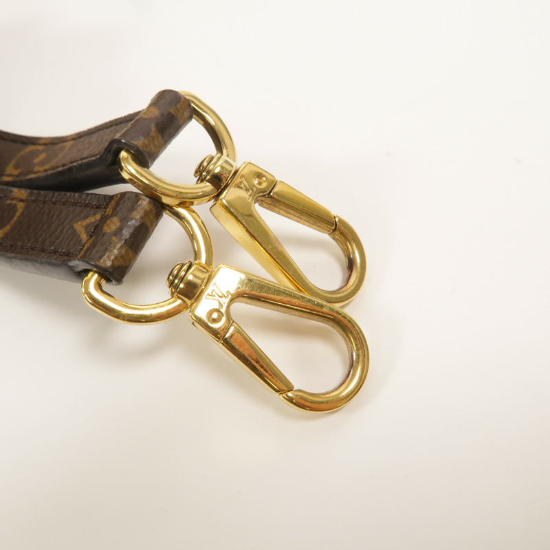 LOUIS VUITTON Monogram Montaigne BB手挽肩背兩用袋棕色-9