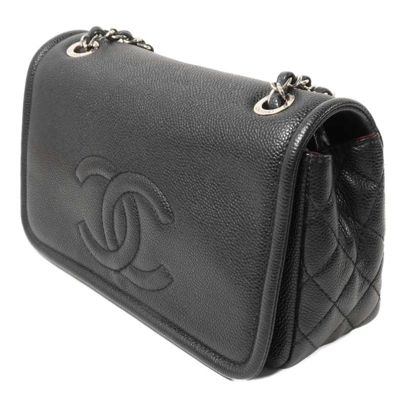 CHANEL 牛皮皮革Chain Shoulder鏈帶肩背袋-2