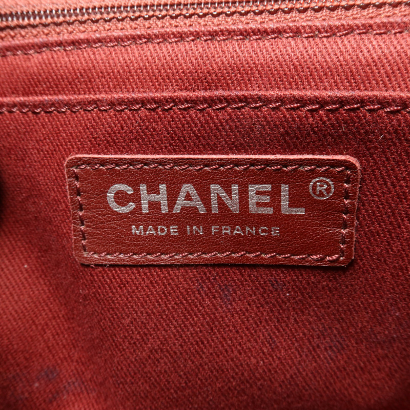 CHANEL 牛皮皮革Chain Shoulder鏈帶肩背袋-5