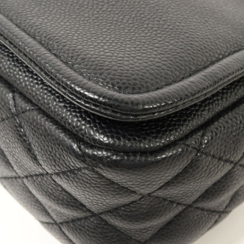 CHANEL 牛皮皮革Chain Shoulder鏈帶肩背袋-12