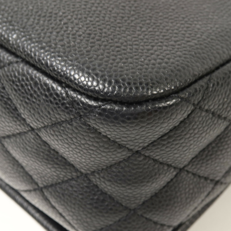 CHANEL 牛皮皮革Chain Shoulder鏈帶肩背袋-14