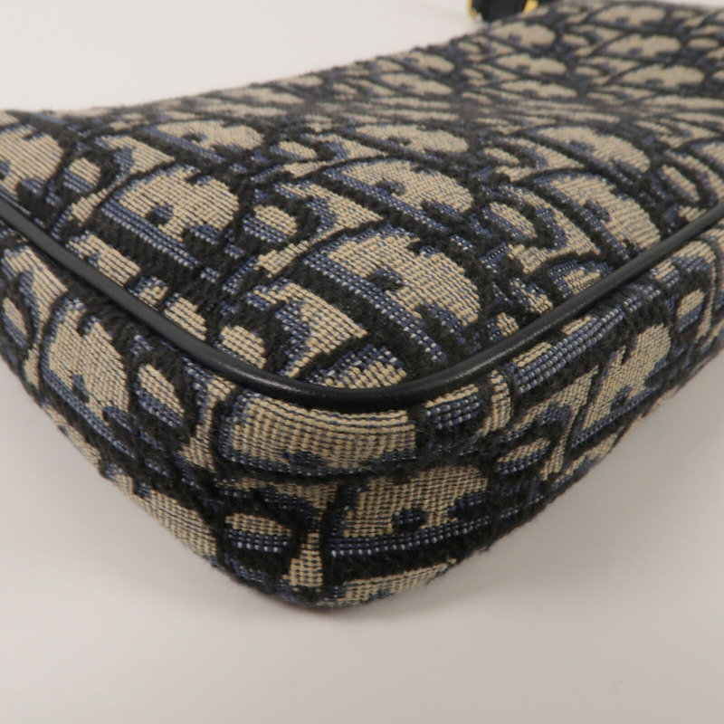 Dior 帆布30 Montaigne Pouch With Chain鏈帶肩背袋-10