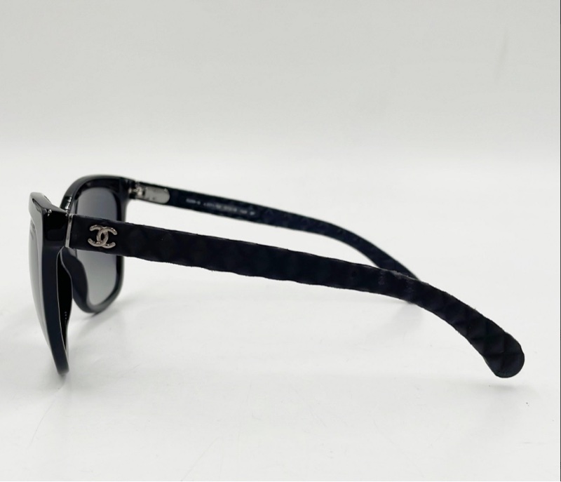 CHANEL SUNGLASSES 5288-Q MATELASSE LEATHER BLACK-2