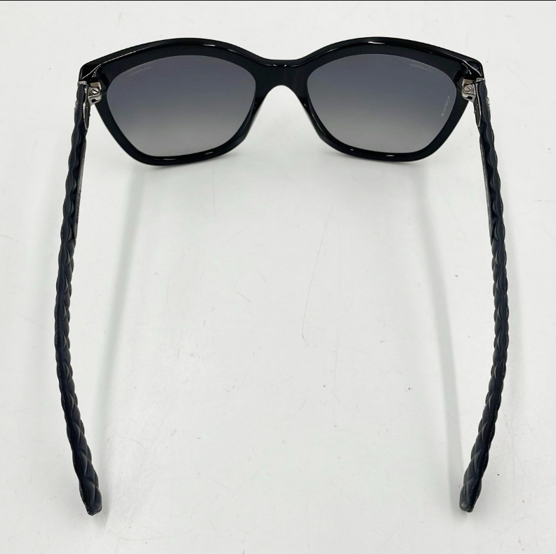 CHANEL SUNGLASSES 5288-Q MATELASSE LEATHER BLACK-7