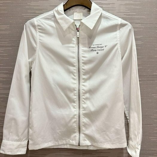 💎Han's house精品服飾💎GIVENCHY 紀梵希 刺繡 LOGO 襯衫 外套 現貨 青年款 =女成人XS 原價9700-0