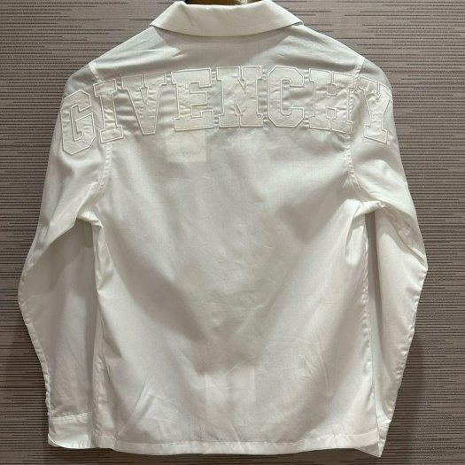 💎Han's house精品服飾💎GIVENCHY 紀梵希 刺繡 LOGO 襯衫 外套 現貨 青年款 =女成人XS 原價9700-5