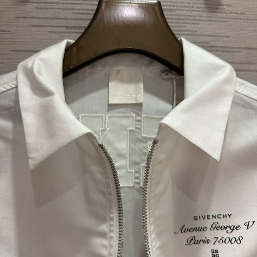 💎Han's house精品服飾💎GIVENCHY 紀梵希 刺繡 LOGO 襯衫 外套 現貨 青年款 =女成人XS 原價9700-7