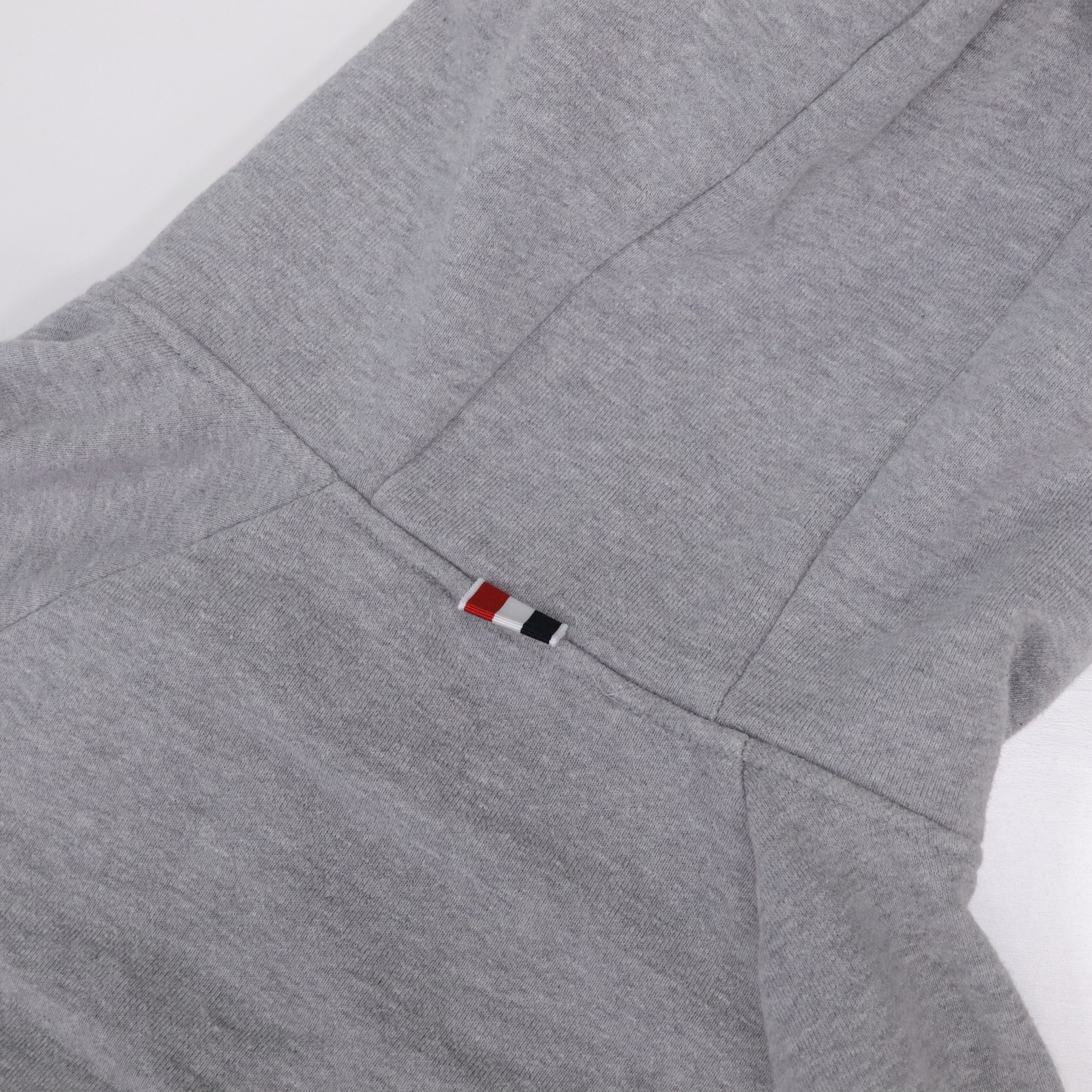 Thom browne 灰色帽T拉鍊外套-8