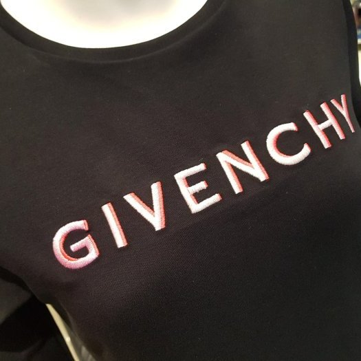 💎Han's house精品服飾💎GIVENCHY紀梵希 3D 刺繡 Logo 連身裙 長袖洋裝 現貨 孩款14-2