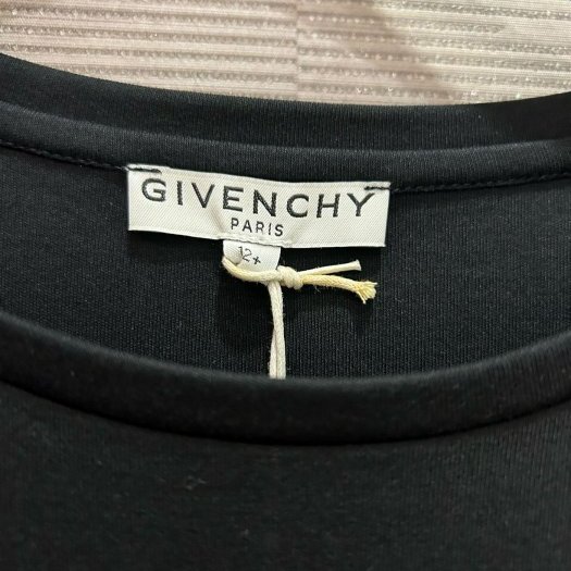💎Han's house精品服飾💎GIVENCHY紀梵希 3D 刺繡 Logo 連身裙 長袖洋裝 現貨 孩款14-3