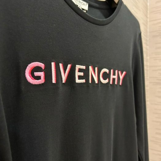 💎Han's house精品服飾💎GIVENCHY紀梵希 3D 刺繡 Logo 連身裙 長袖洋裝 現貨 孩款14-5